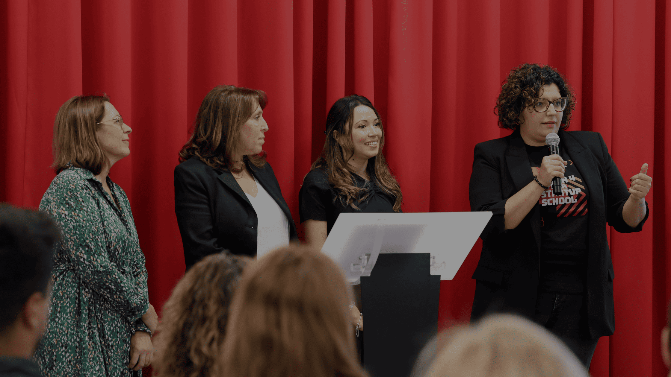 Evento coctel de W4C Startup School, programa de Tetuan Valley